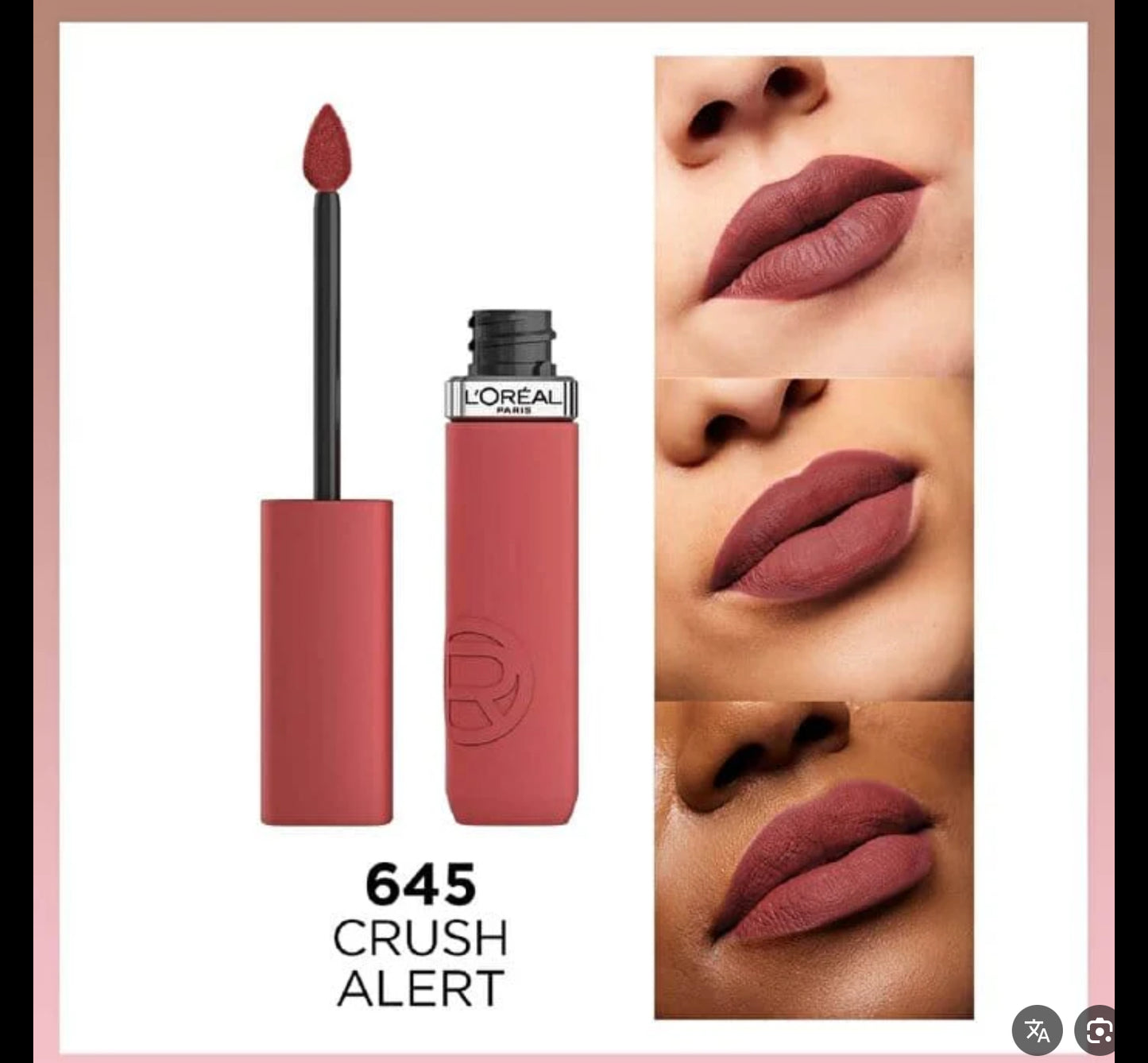 Loreal matte - shade 645