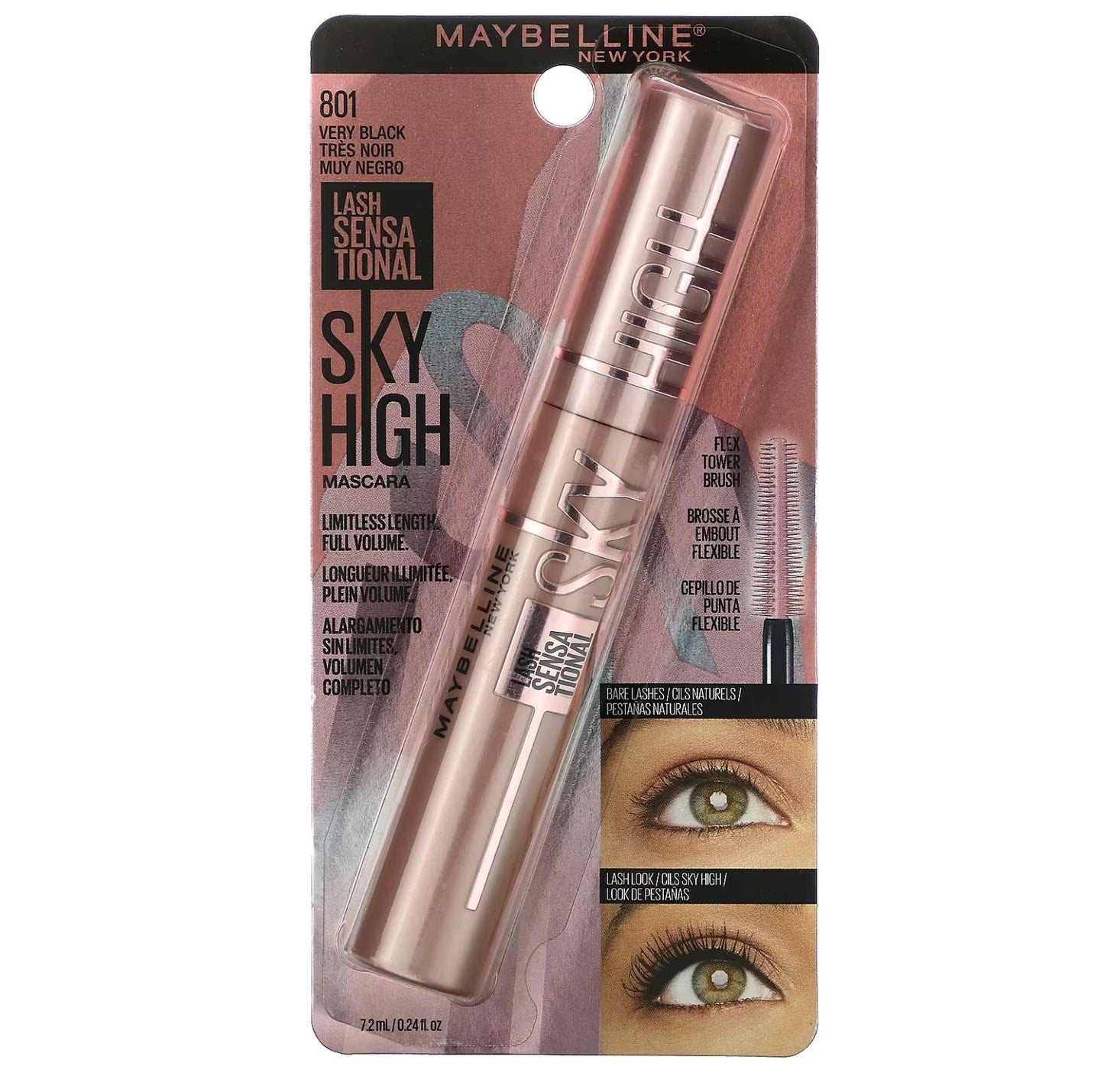 Maybelline mascara very black
