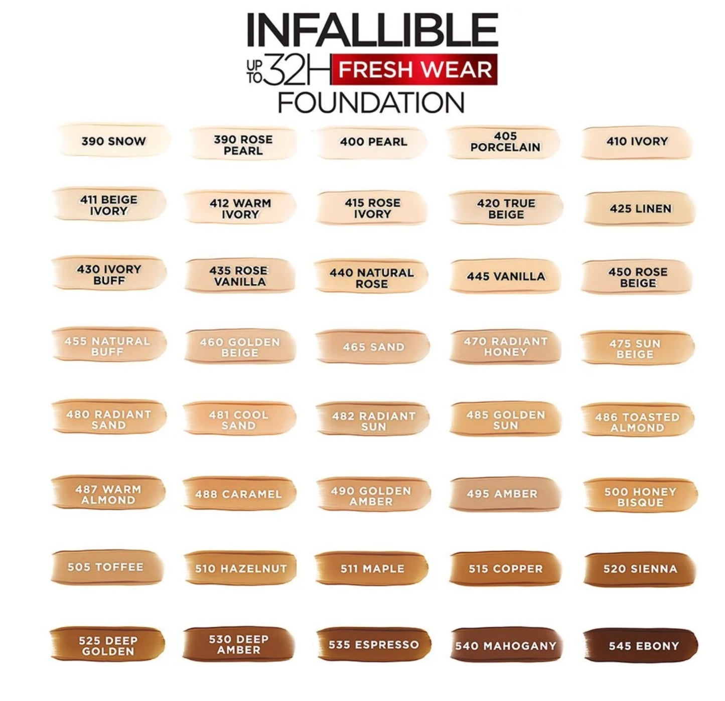 L’Oréal Paris Makeup Infallible Up to 32 Hour Fresh Wear Lightweight Foundation