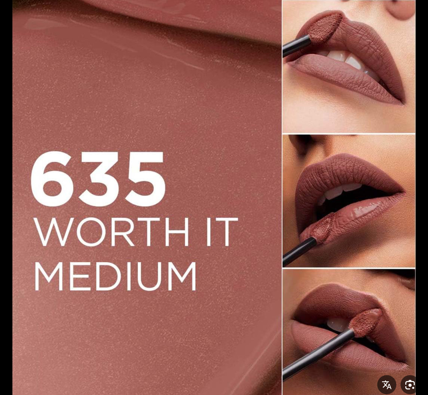 Loreal matte - shade 635