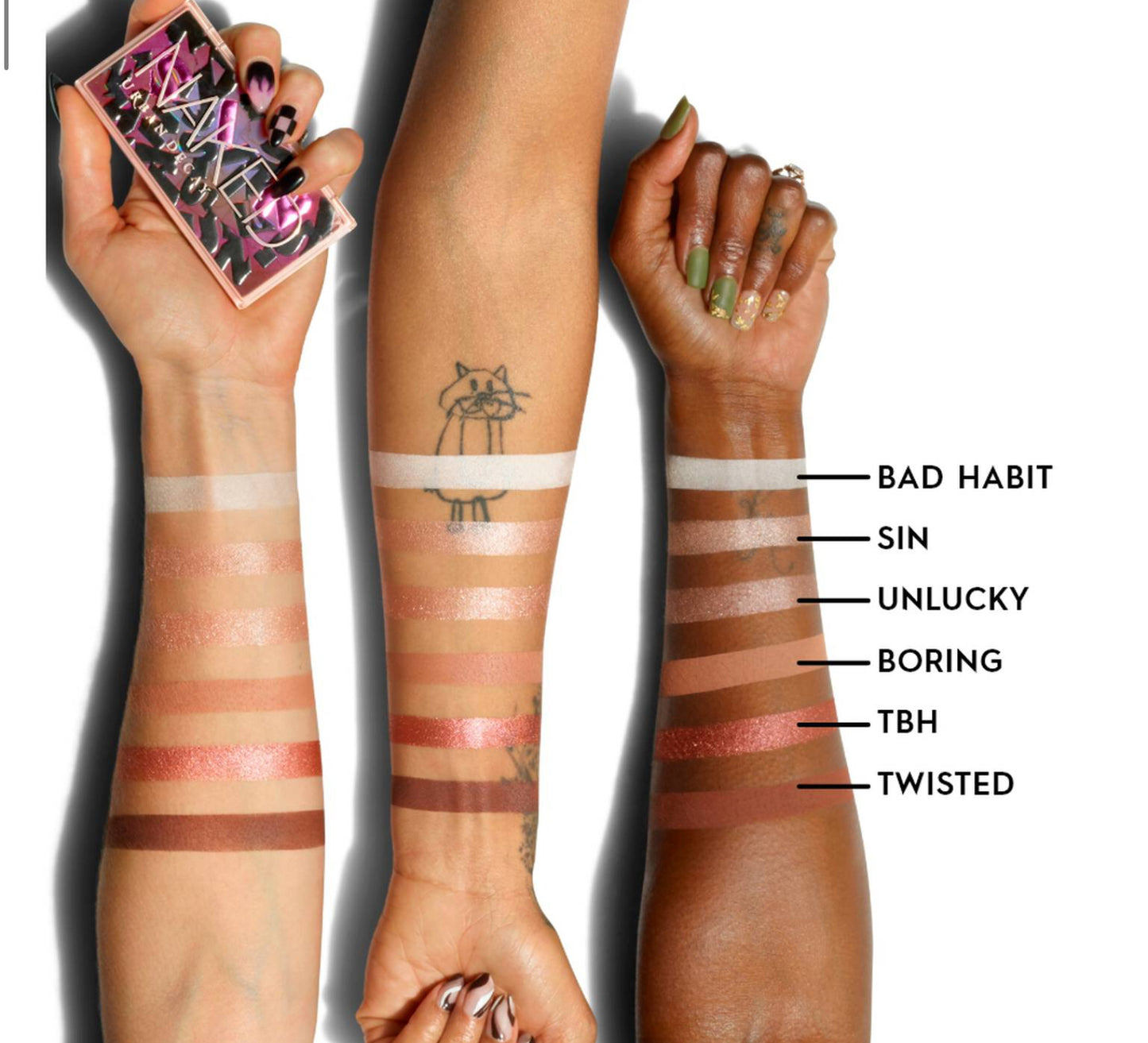 باليت ظلال العيون المصغّرة “نيكد سين”