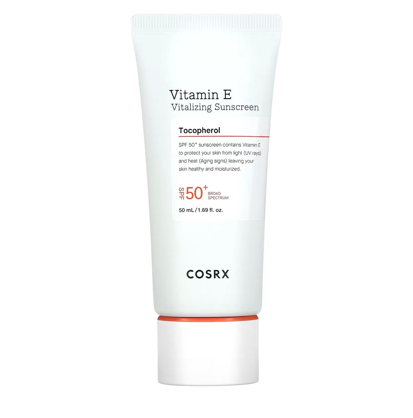 واقي شمس بمعدل حماية ٥٠٪ مع فيتامين ه cosrx