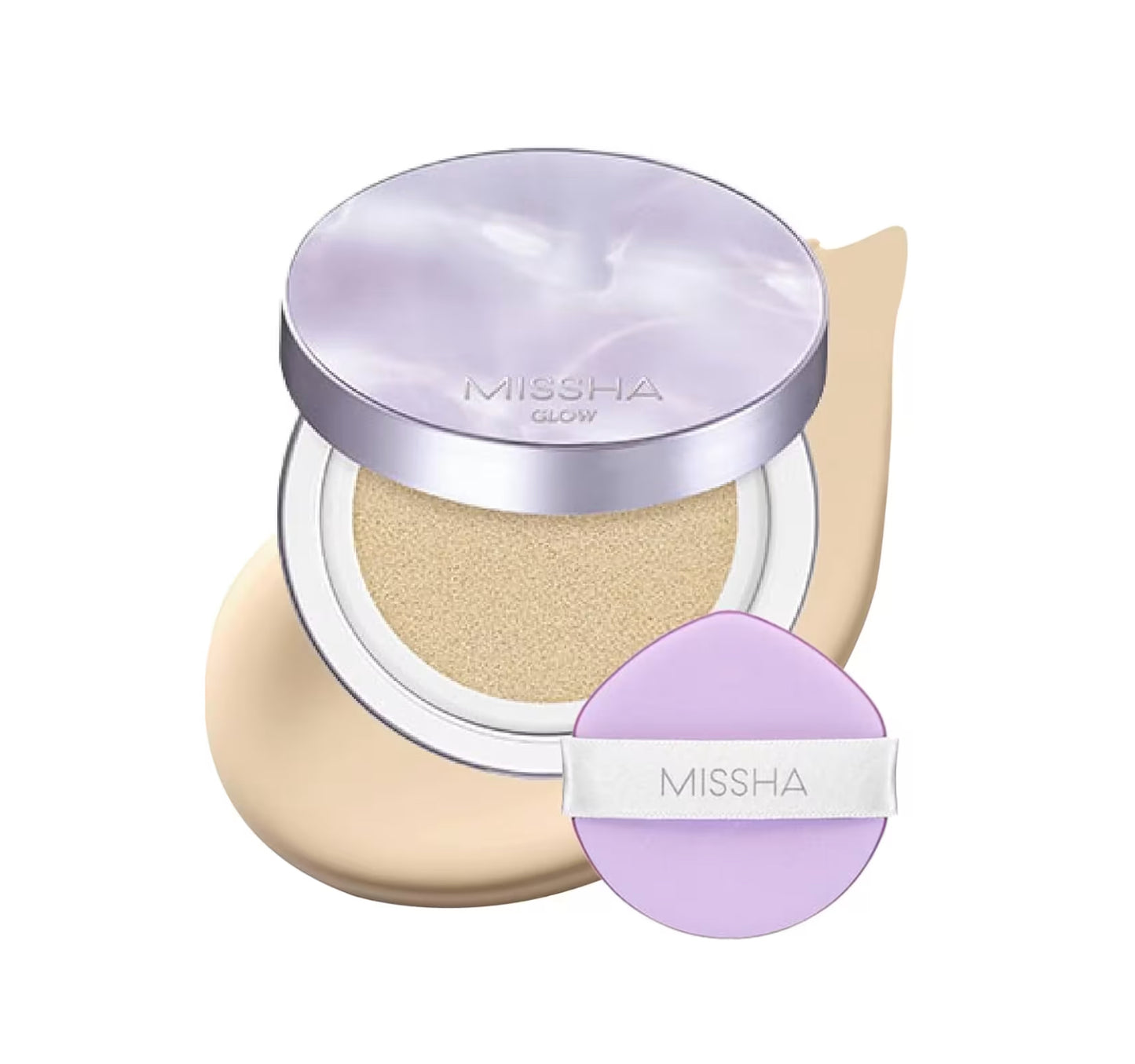 Missha وسادة تطبيق كريم الأساس - رقم 17 عاجي