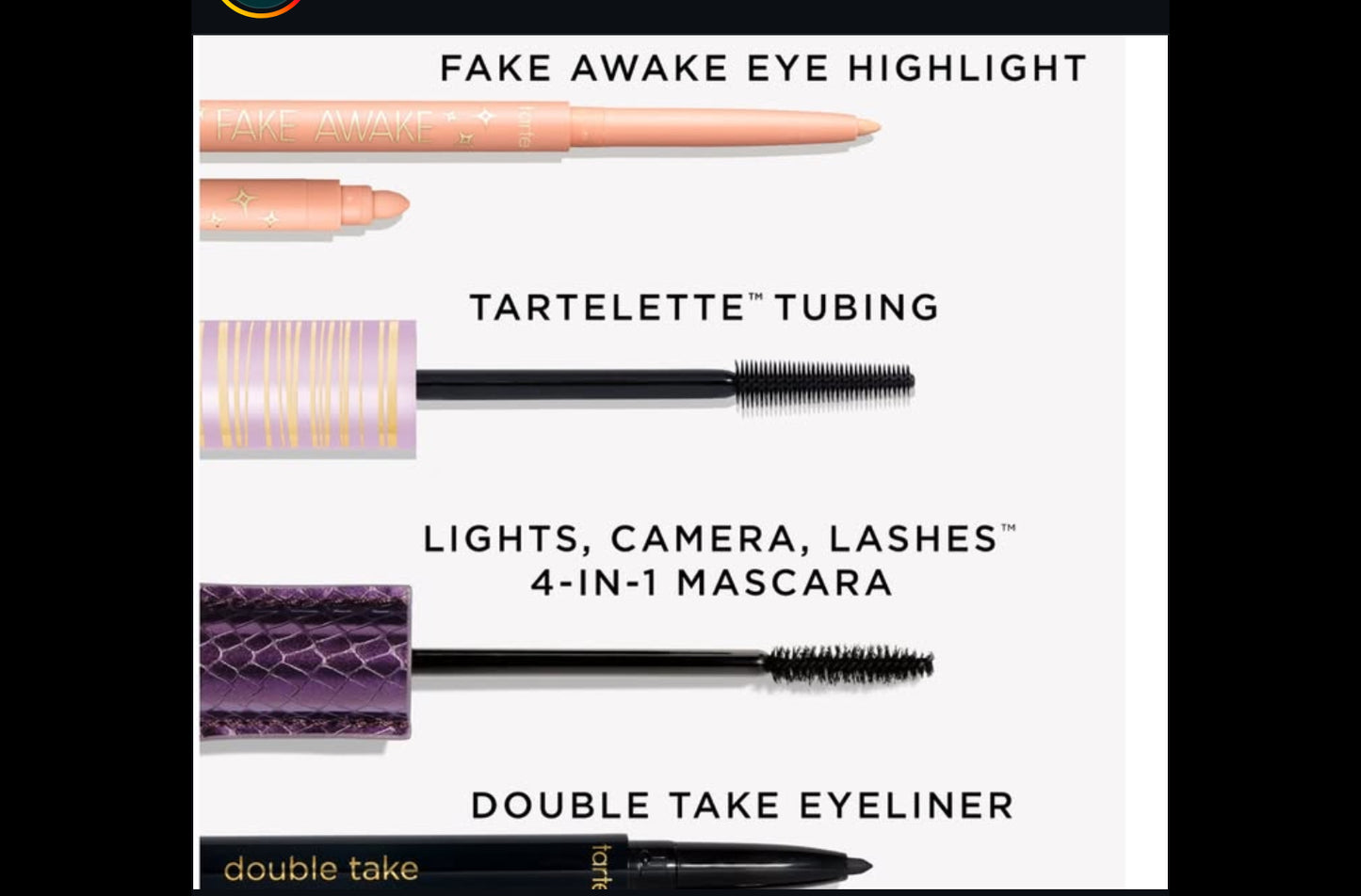 tarte™ showstoppers lash & liner quad