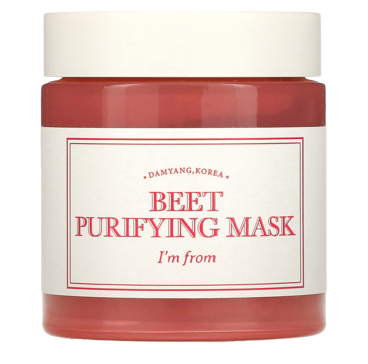 قناع منقي بخلاصة البنجر من I’m from