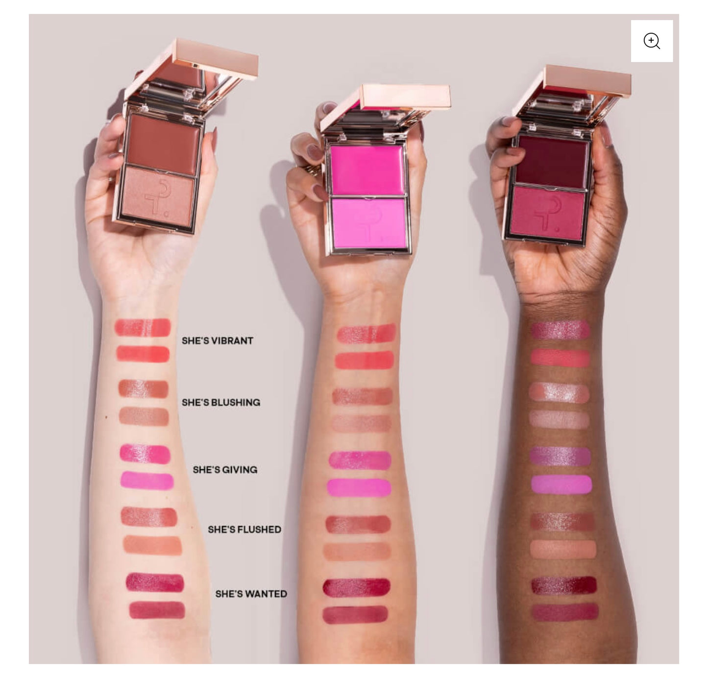 PATRICK TA MAJOR HEADLINES - DOUBLE-TAKE CREAM + POWDER BLUSH DUO SHE'S SO LA