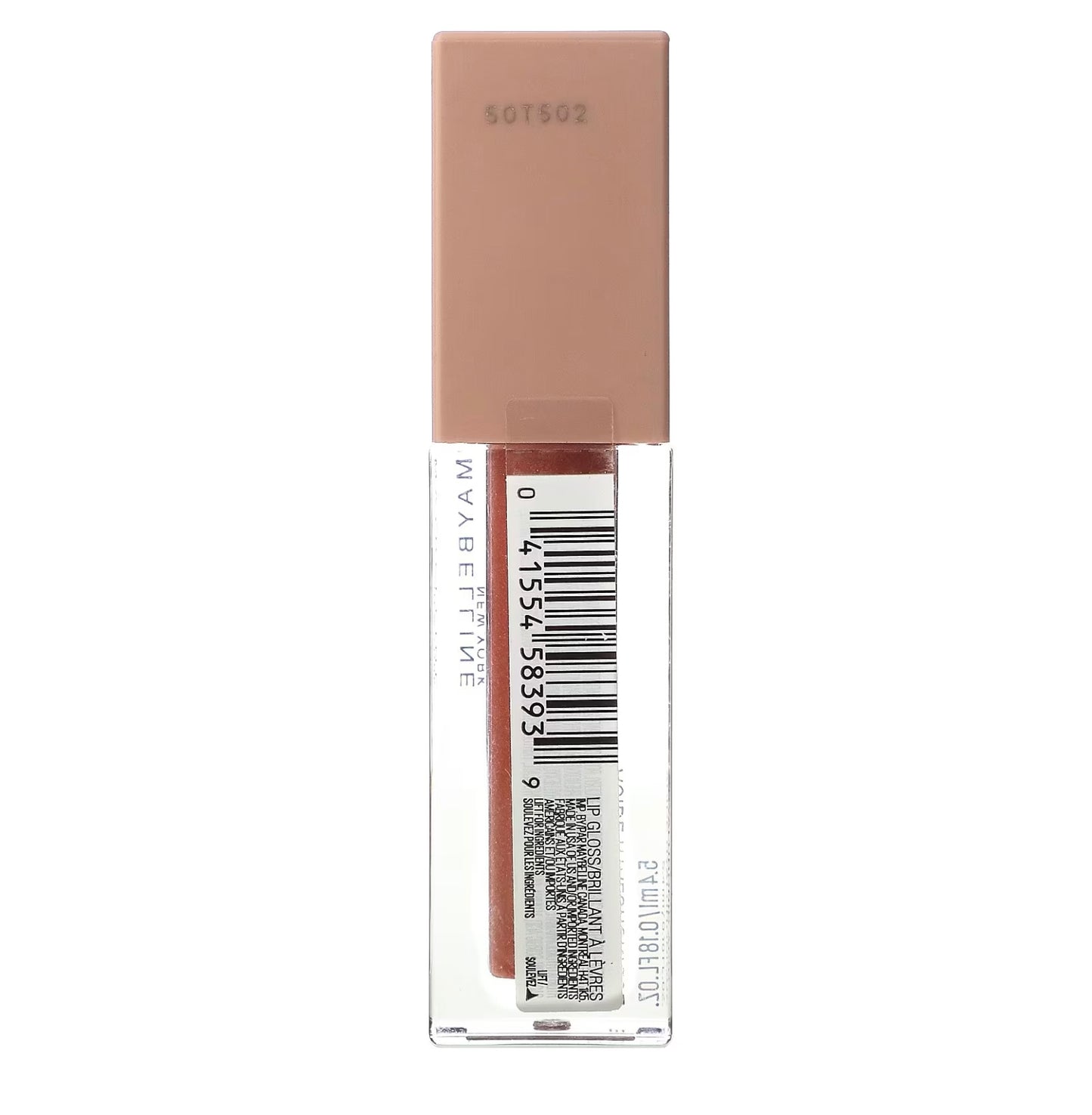 مايبلين ليفتر غلوس – ملمع شفاه بحمض الهيالورونيك – درجة “توباز 009”