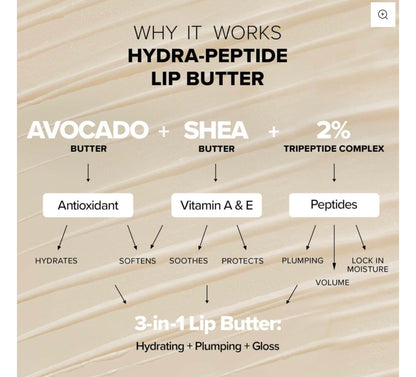 NUDESTIX NUDESKIN HYDRA-PEPTIDE LIP BUTTER - SUGAR PLUM