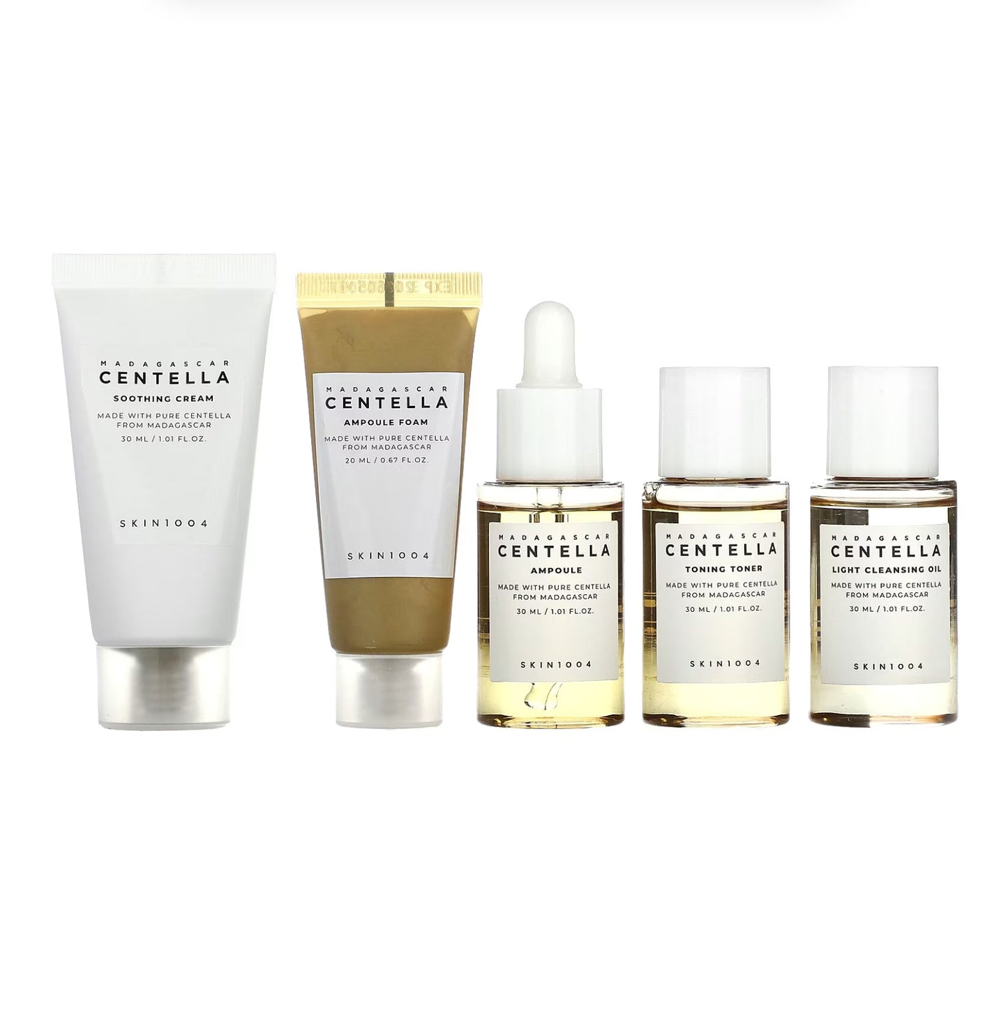 مجموعة سفر سنتيلا مدغشقر مجموعة من خمس قطع Skin1004