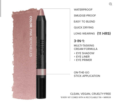 مجموعة أقلام العيون نودستيكس نود بيتش المكونة من 6 قطع