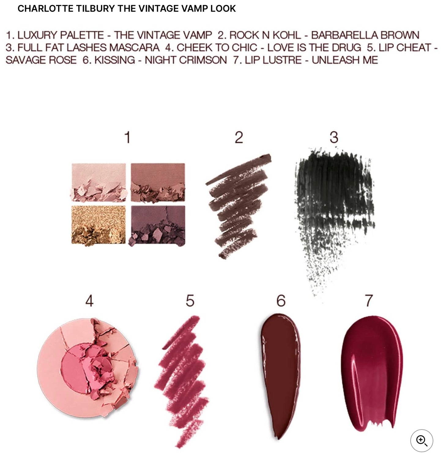 CHARLOTTE TILBURY THE VINTAGE VAMP LOOK Deep