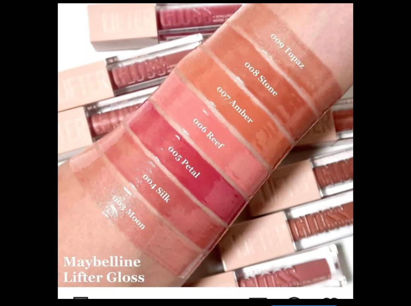 مايبلين ليفتر غلوس – ملمع شفاه بحمض الهيالورونيك – درجة “مون”