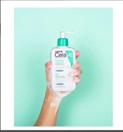 منظف ​​رغوي للوجه والجسم للبشرة العادية إلى الدهنية - CeraVe 236 مل