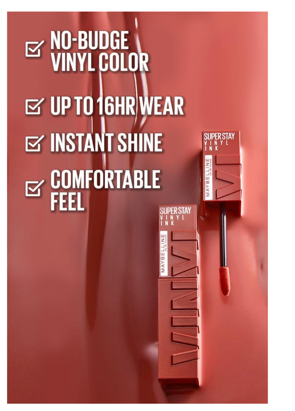 MAYBELLINE SUPER STAY VINYL INK LONGWEAR LIQUID - golden
