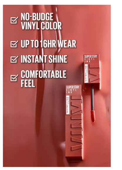 MAYBELLINE SUPER STAY VINYL INK LONGWEAR LIQUID - golden