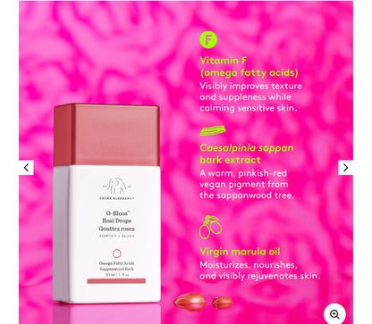 Drunk Elephant O-Bloos Rosi Drops 30ml