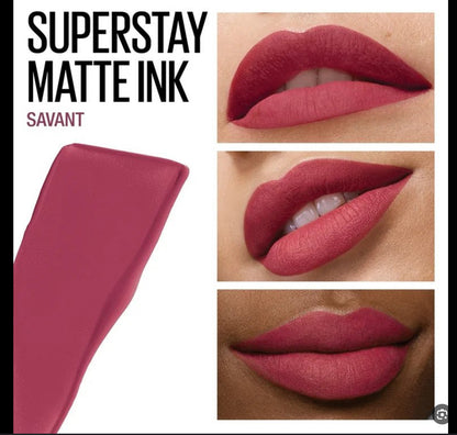 Maybelline New York Super Stay Matte Ink Liquid Matte Lipstick -Savant 155