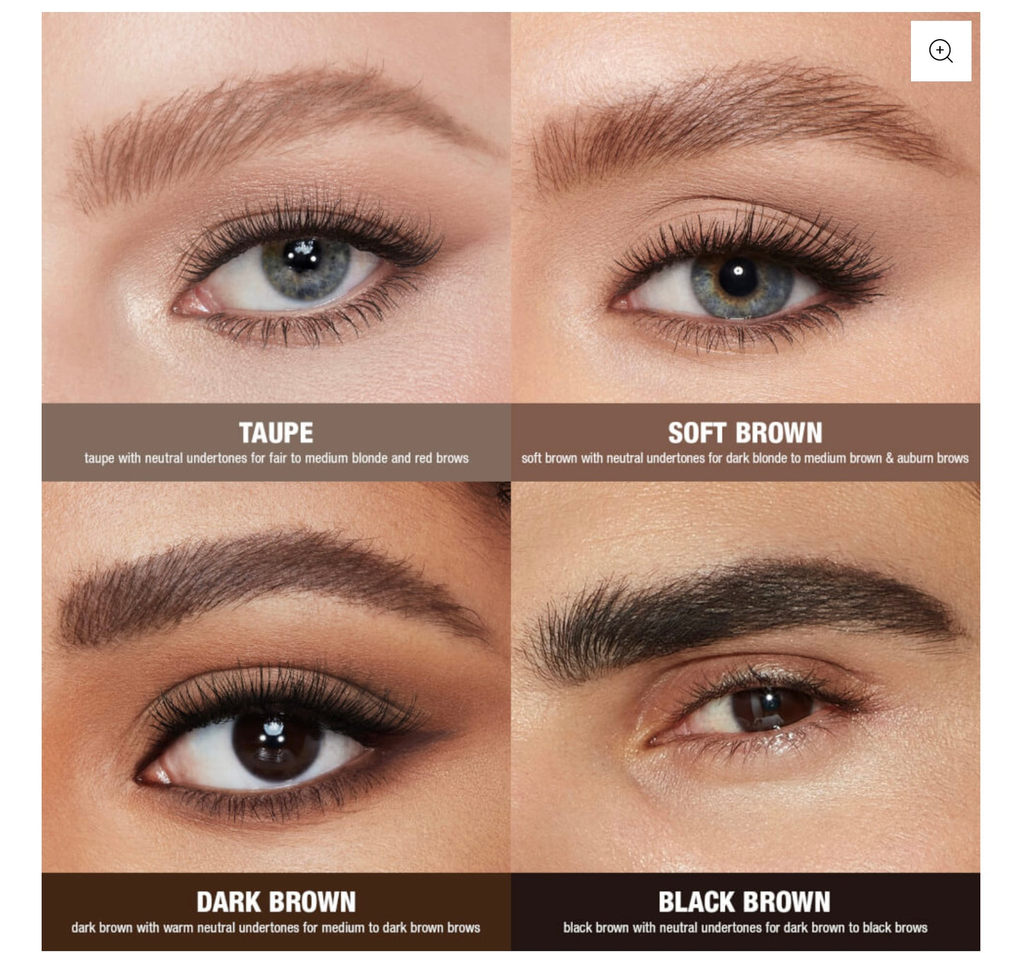 CHARLOTTE TILBURY LEGENDARY BROWS - DARK BROWN