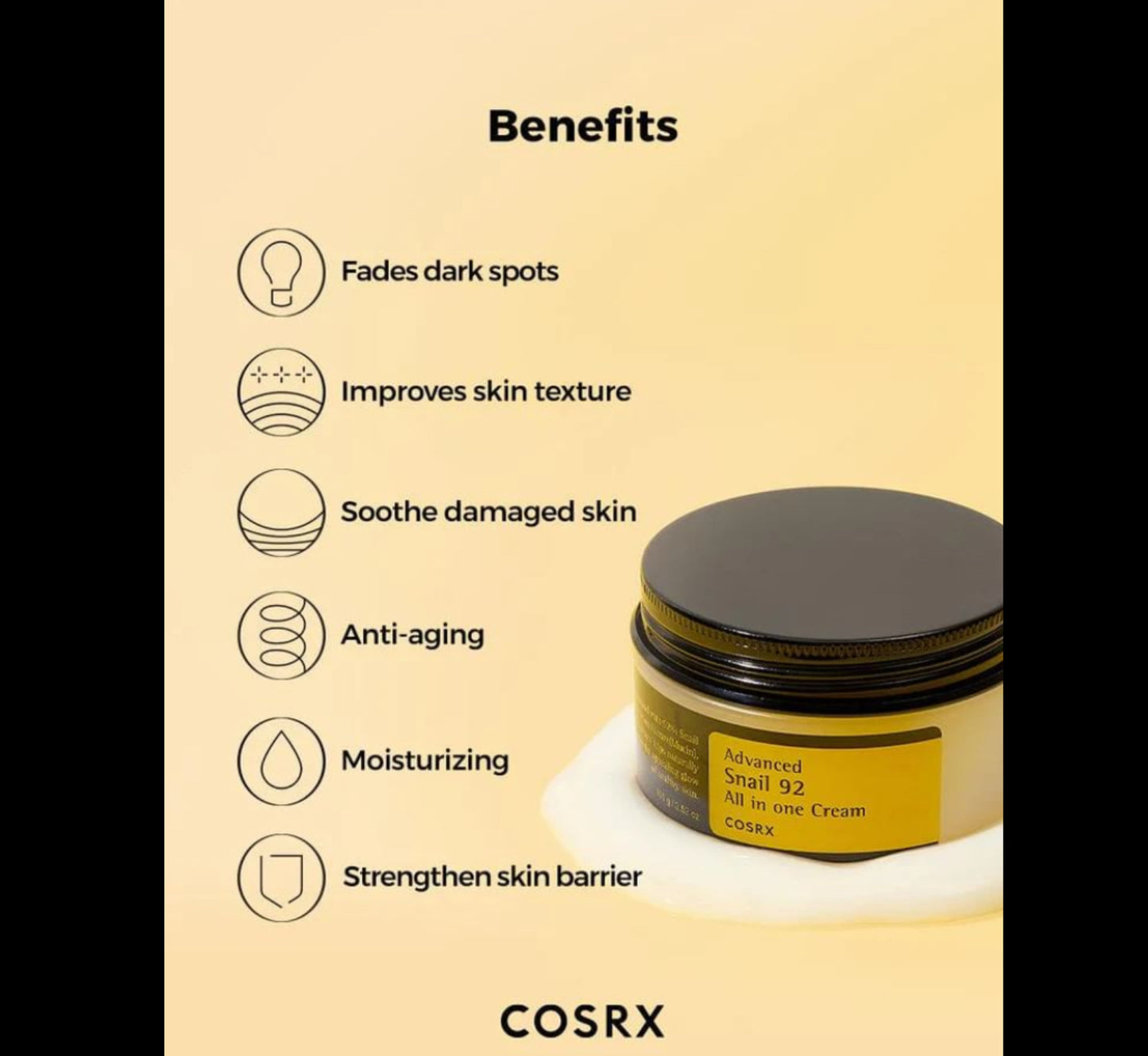 كريم الحلزون من كوز آر اكس