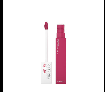 Maybelline New York Super Stay Matte Ink Liquid Matte Lipstick -Savant 155