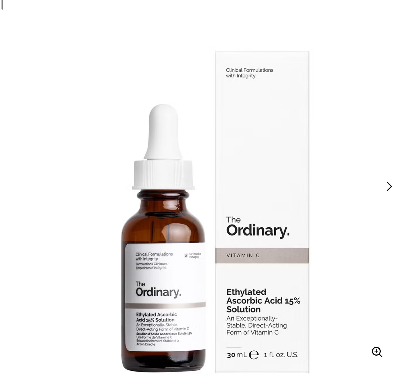 محلول حمض الأسكوربيك الإيثيلي بنسبة 15%