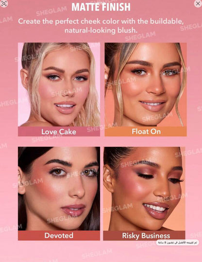 Sheglam Color bloom liquid blush - shade swipe right