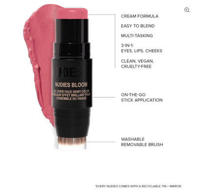 نوديستكس نوديز بلوم على الوجه بالكامل بلون ندي من زهرة الكرز 