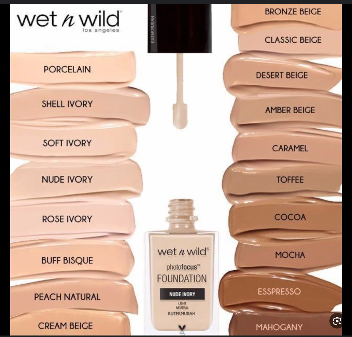 Wet n wild foundation-shade بورسلين
