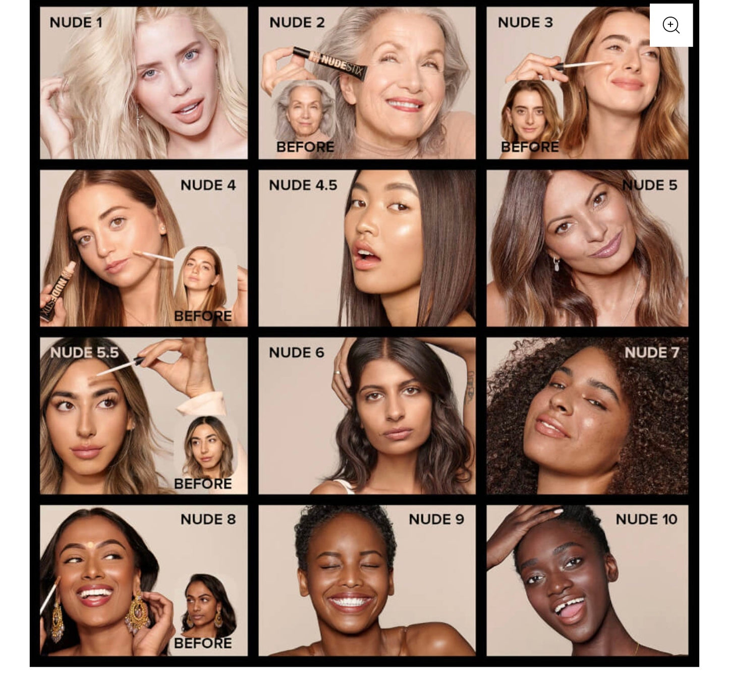 كريم إخفاء العيوب نودستيكس نودفيكس - لون نود 3