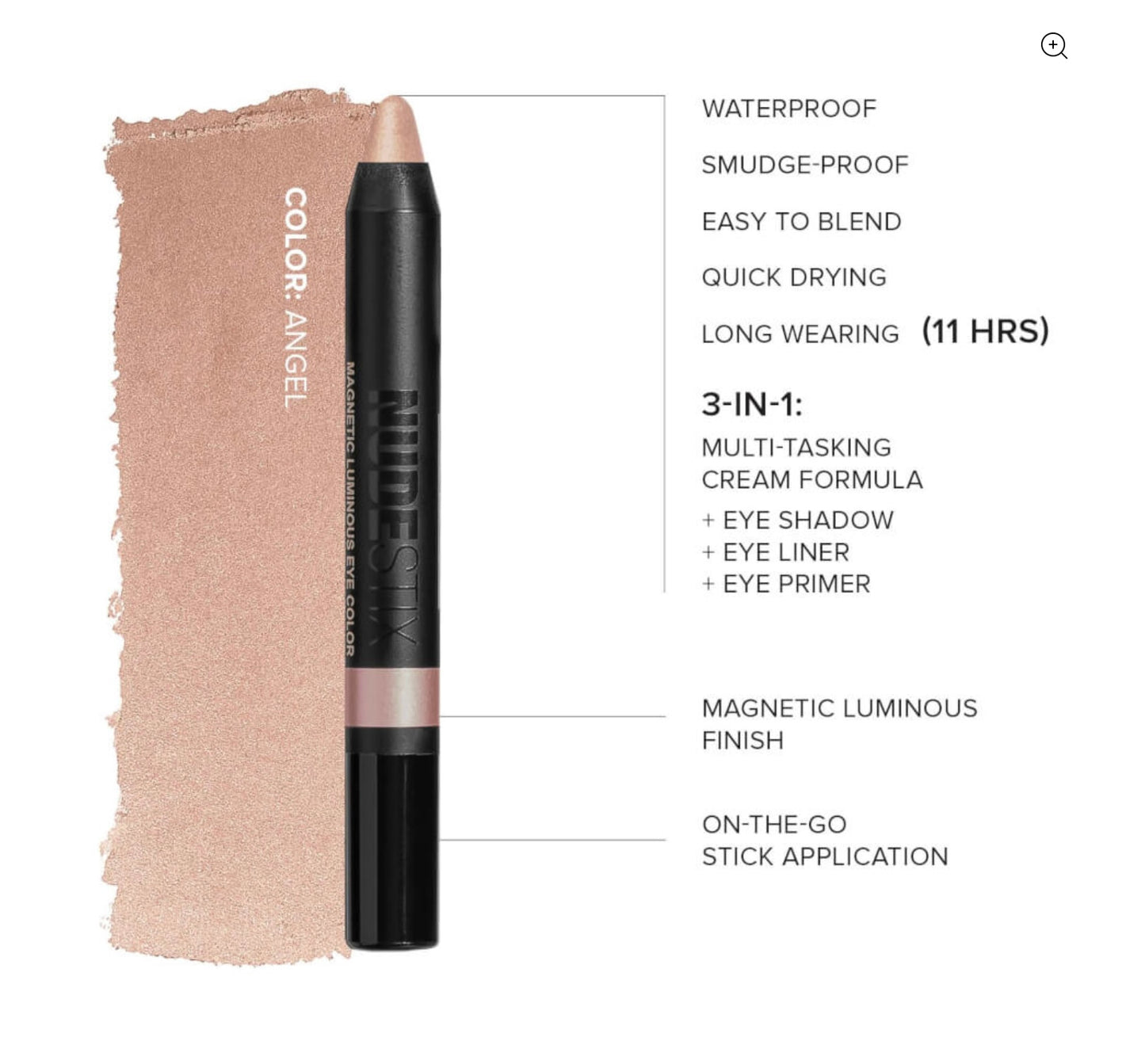 NUDESTIX MAGNETIC LUMINOUS EYE COLOUR GILT