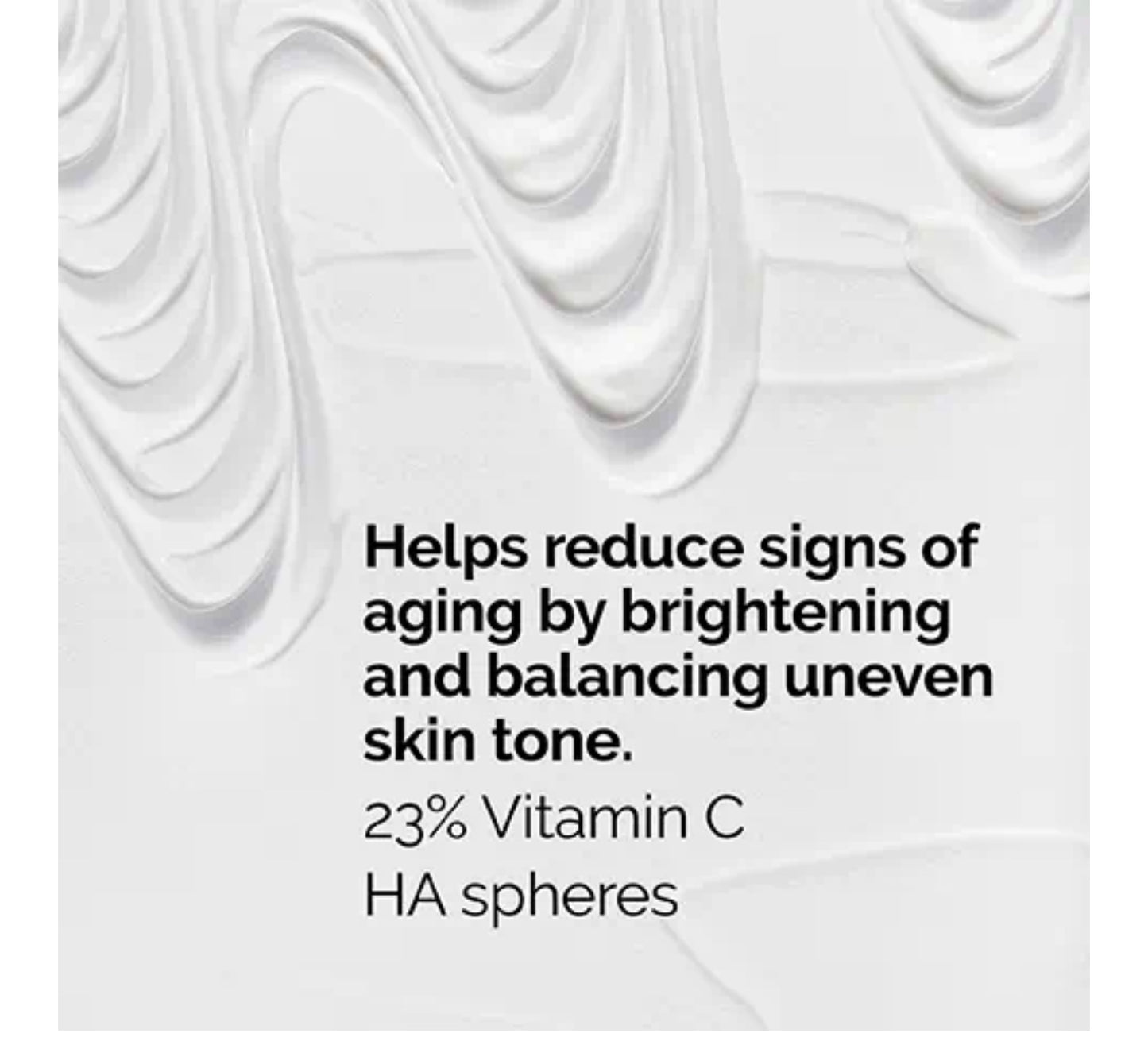 فيتامين سي المركز 23% + كرات الهيالورونيك