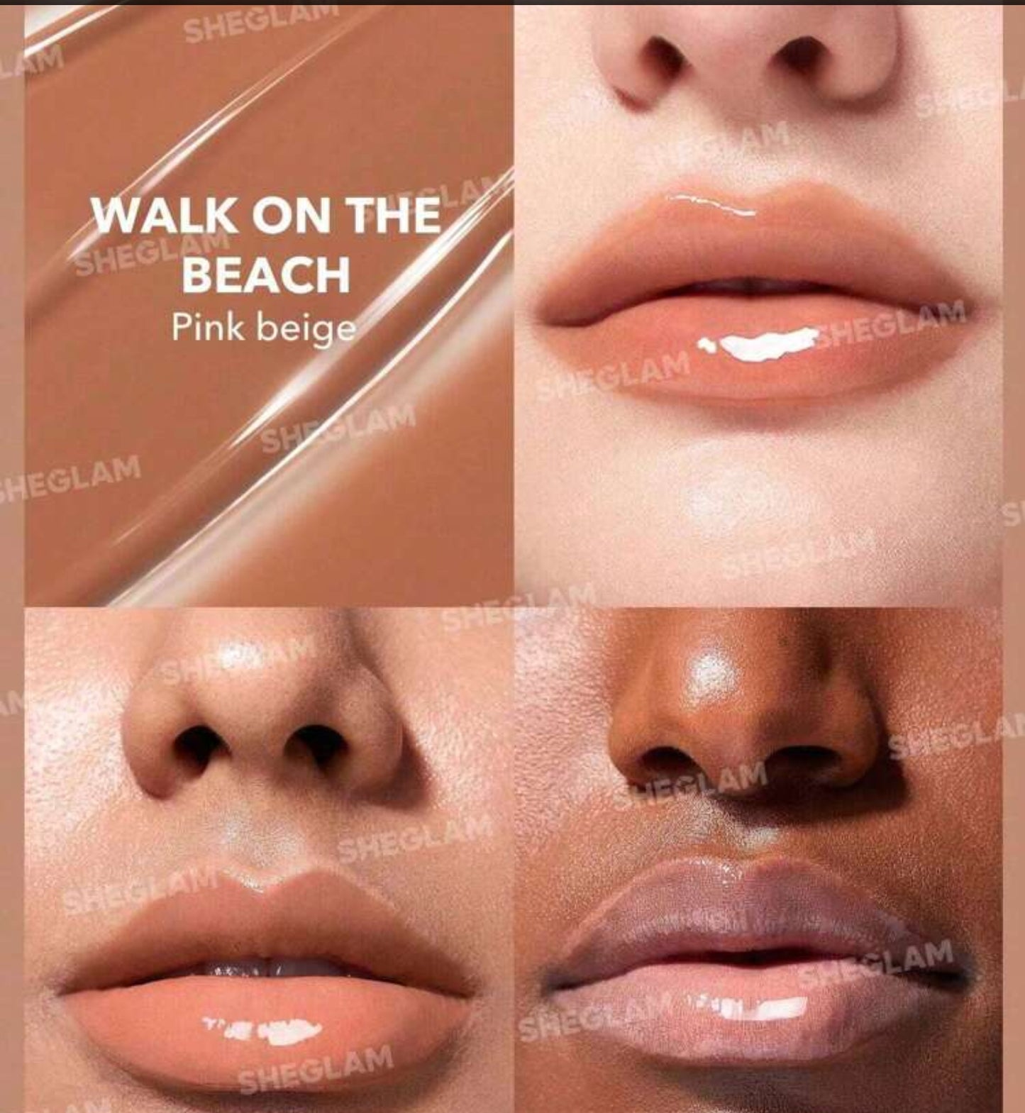 ملمع الشفاه المكثف – نمشي على الشاطئ
