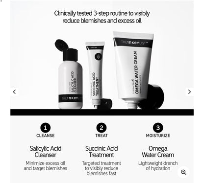 The Inkey List Clearer Skin Starts Here