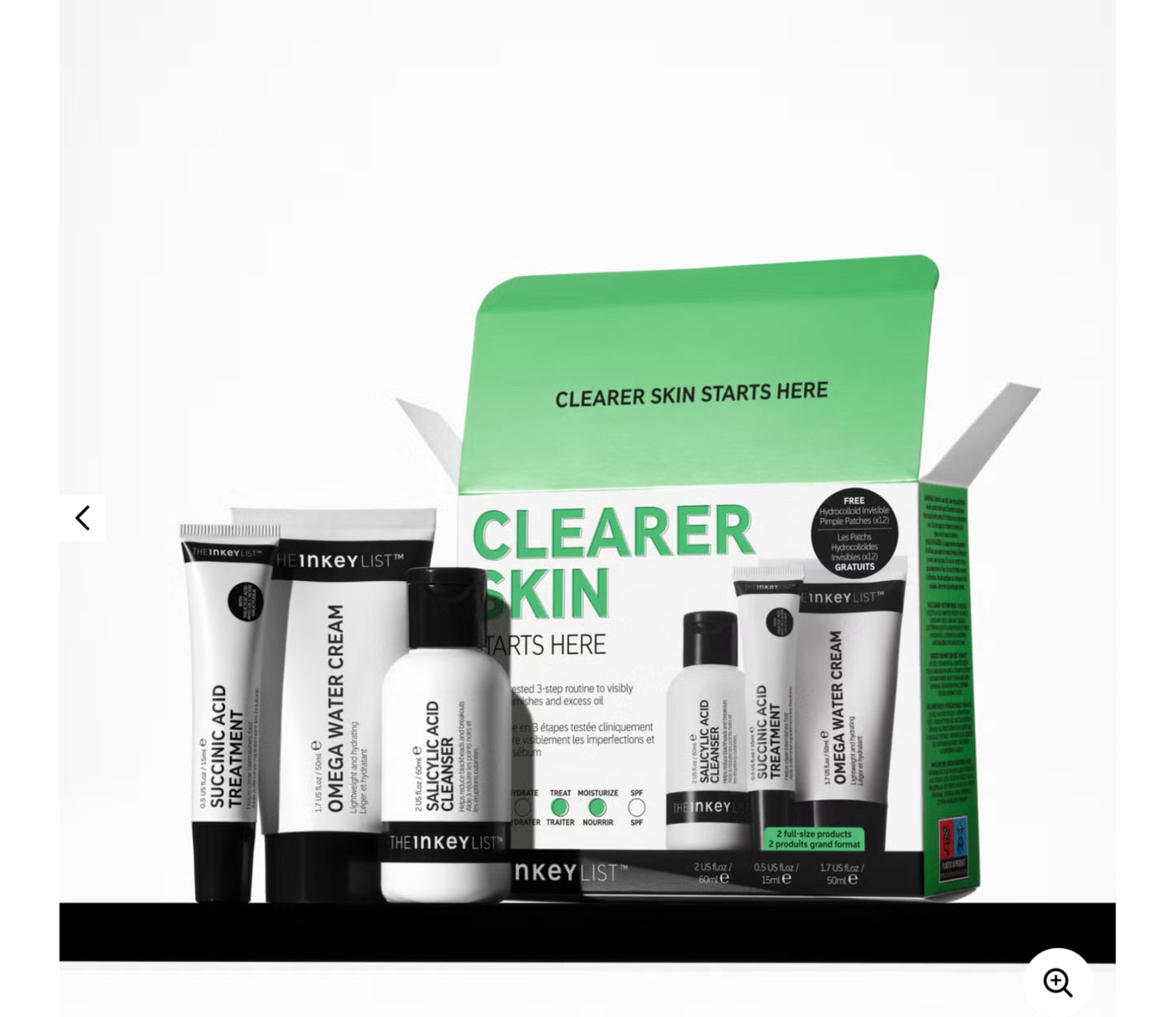 The Inkey List Clearer Skin Starts Here